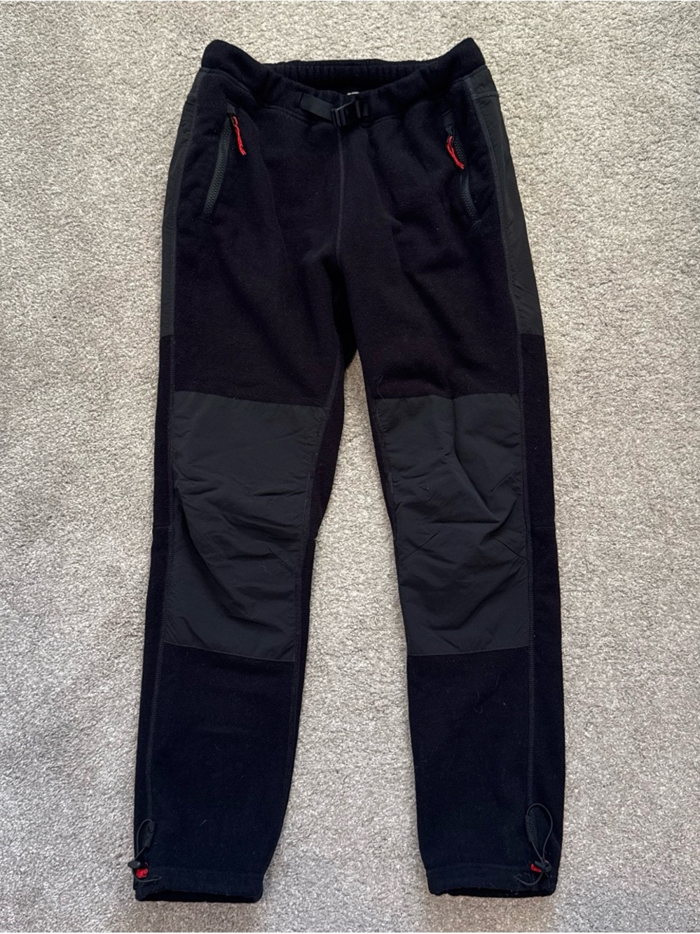Top Designs Men's Black Technical Fleece Pants